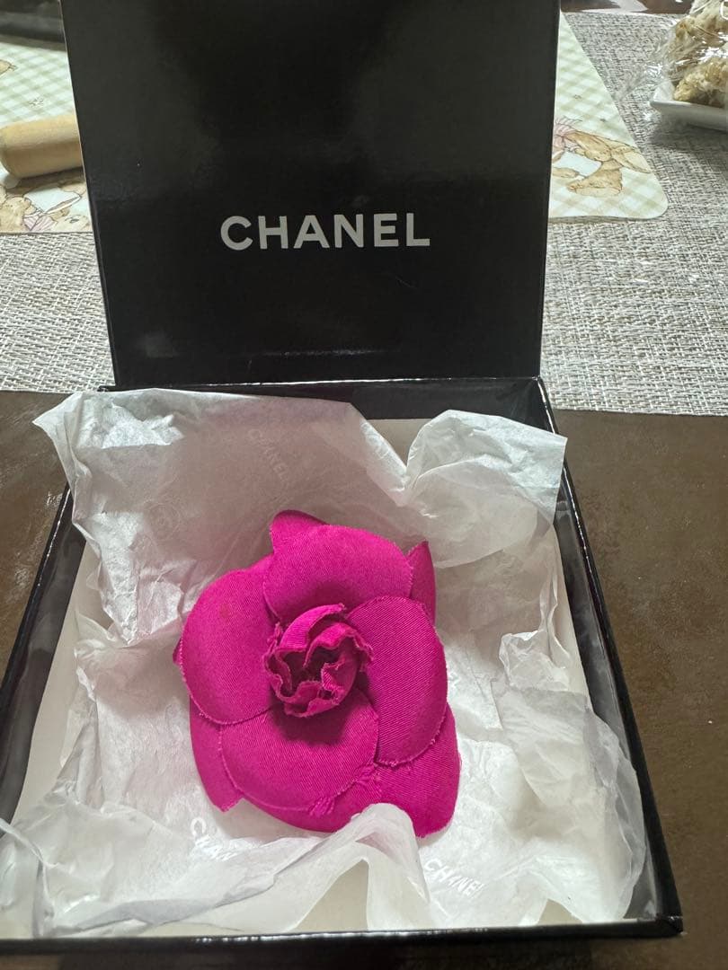 CHANEL ピンク 花　カメリア