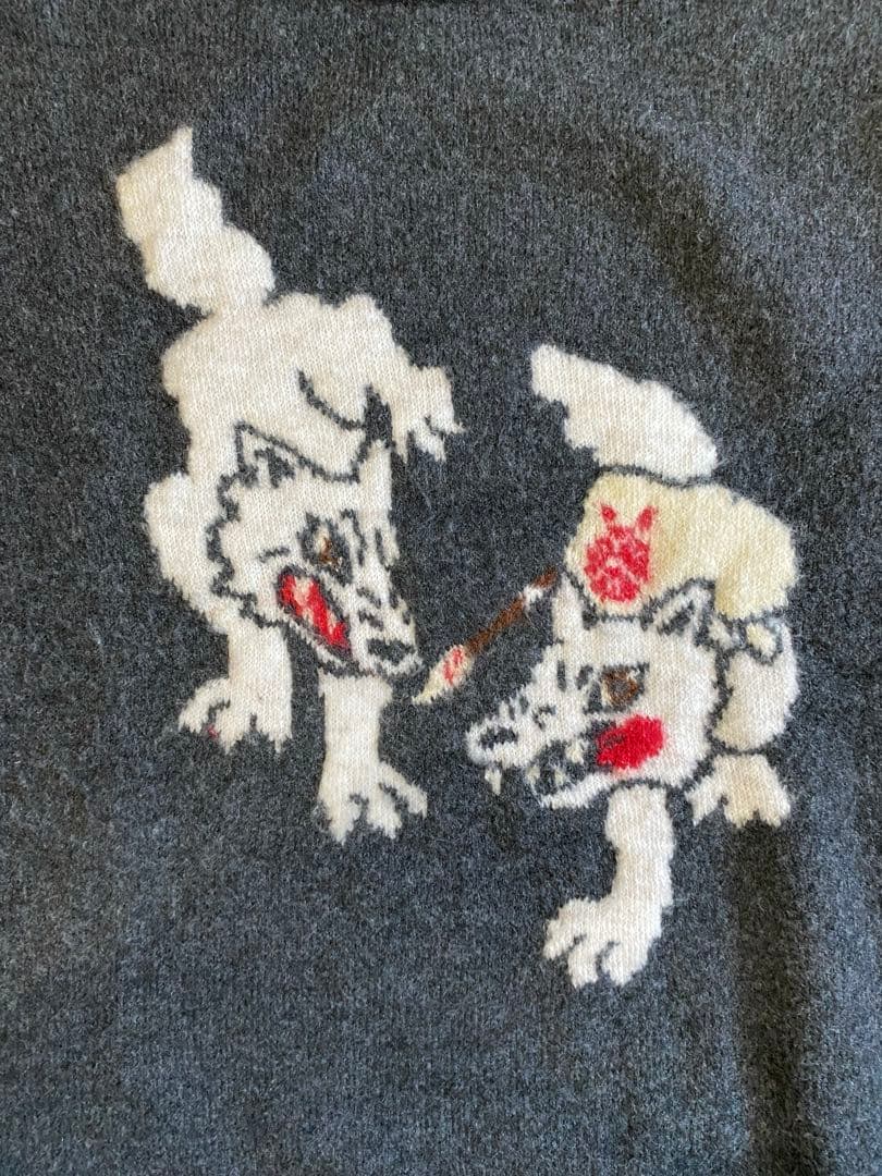 GBL もののけ姫　山犬　ニットセーター【L】