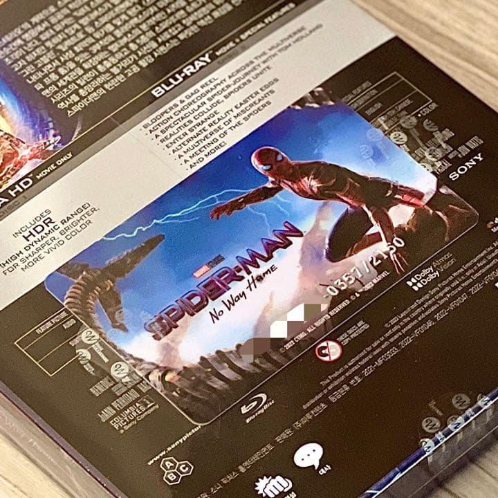 スパイダーマンノーウェイホームフルスリップスチールブック/2150個限定