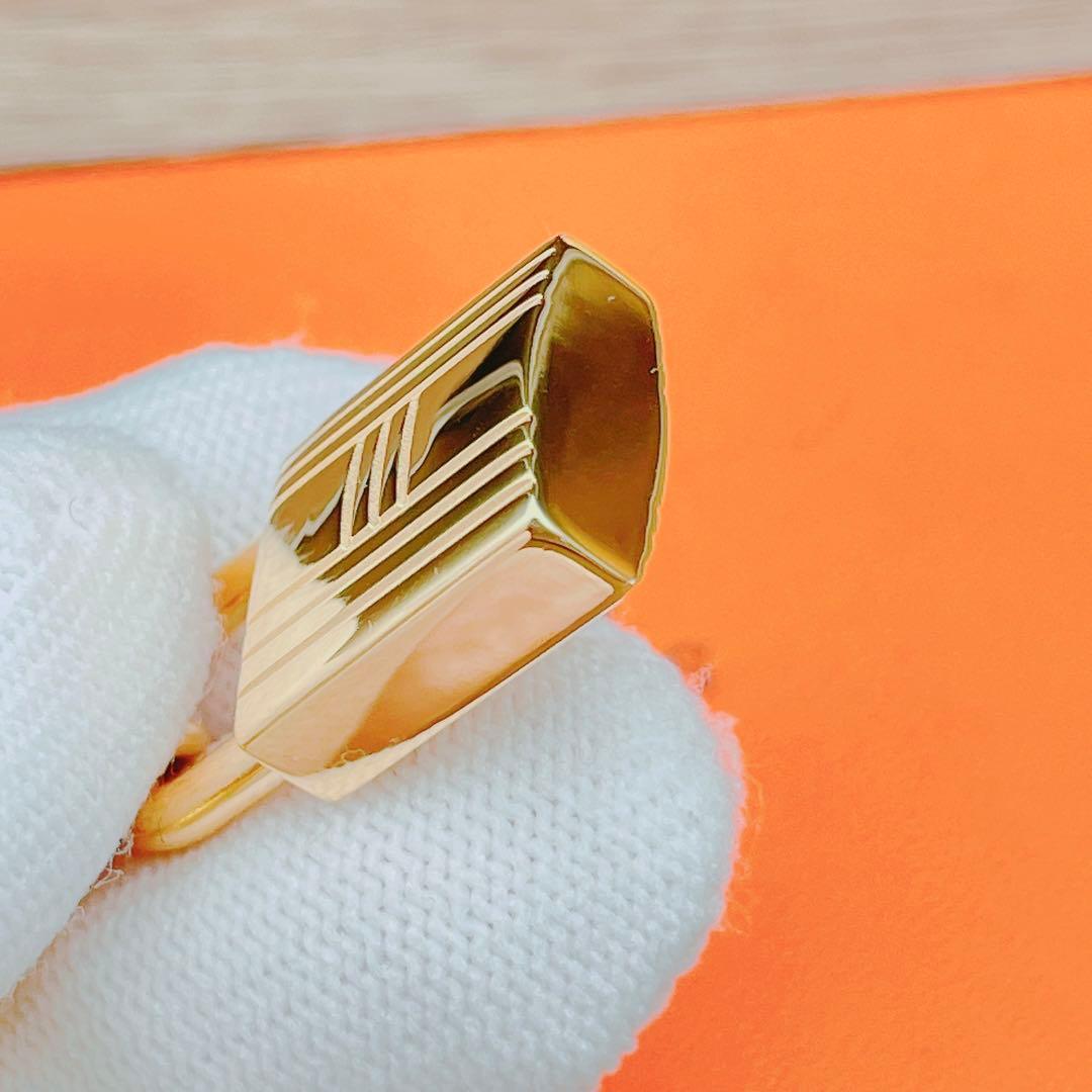 ◇エルメス◇新品仕上済 スカーフリング ループチャームカデナ ゴールド ブランド