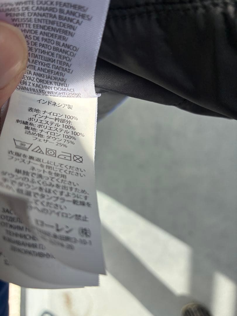 POLO Ralph lauren ダウンジャケット 青　180/100A L