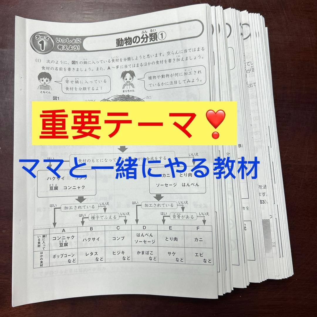 ㉕あ　SAPIX サピックス　4年　理科　テーマ　全セット　重要教材‼️