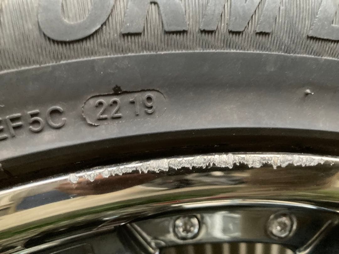 タイヤバリ溝！美品！フルメッキ！DECORSA 22インチアルミ　ランクル等