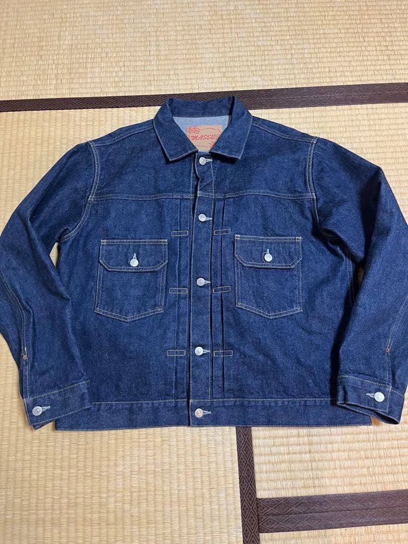 MASSES マシス デニムジャケット 2nd Lサイズ ワンウォッシュ