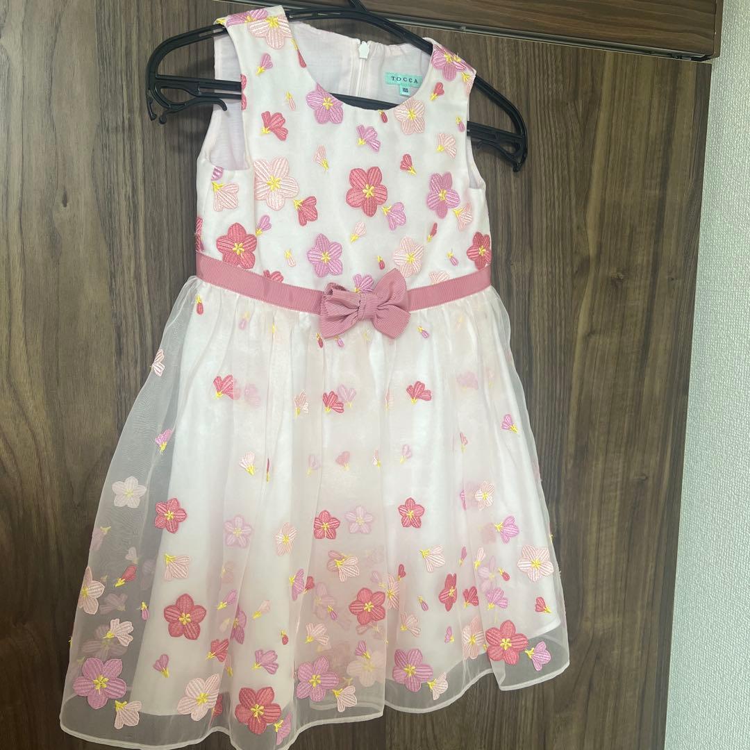 TOCCA 刺繍花柄ワンピース