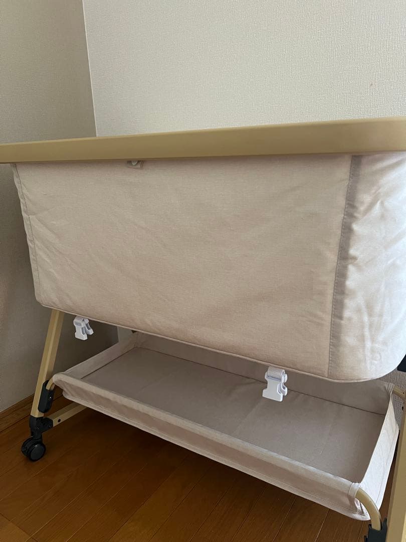 HZDMJ ベビーベッド 2024年モデル ベージュ