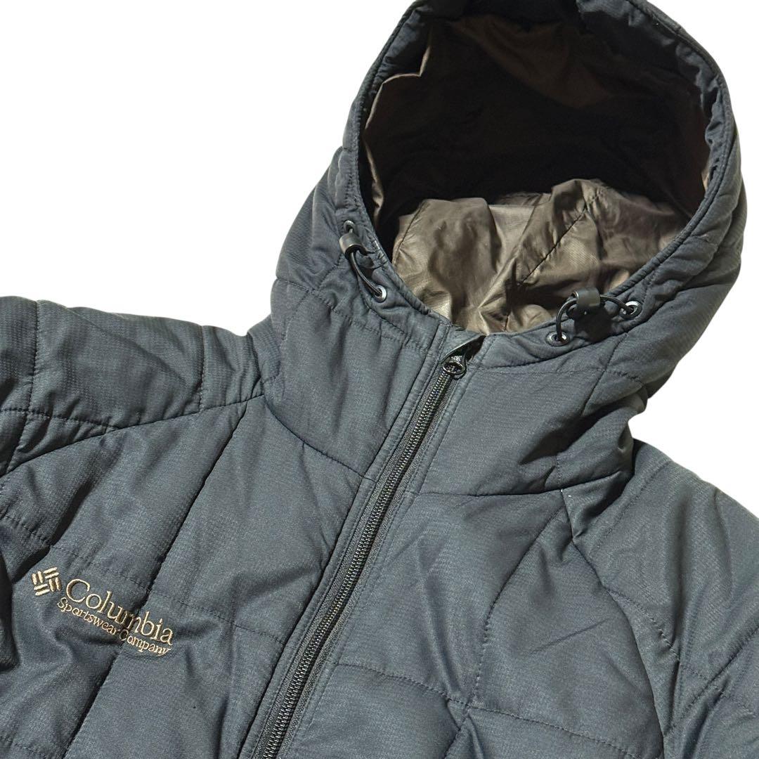ジャケット・アウター Columbia hooded puffer jacket black s