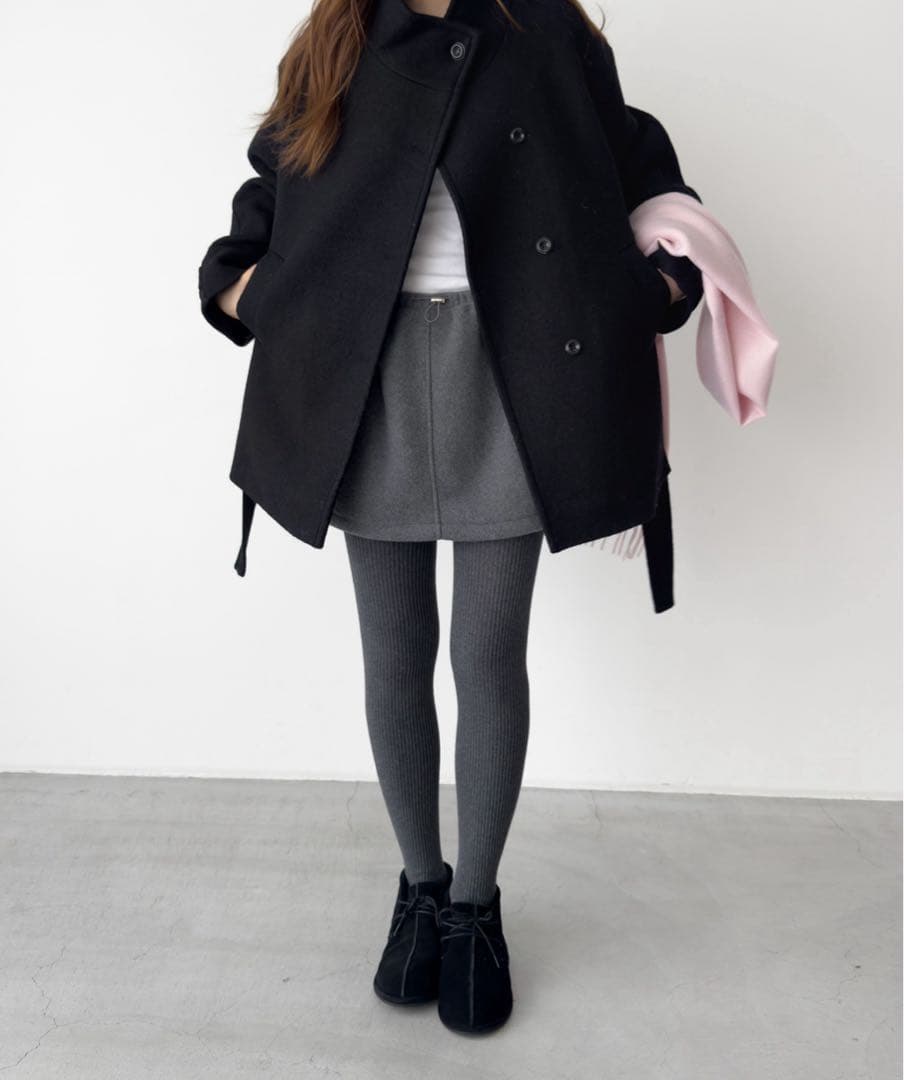 新品　El mar　フリースミニスカート　ミニスカ　キャナルジーン　フリース