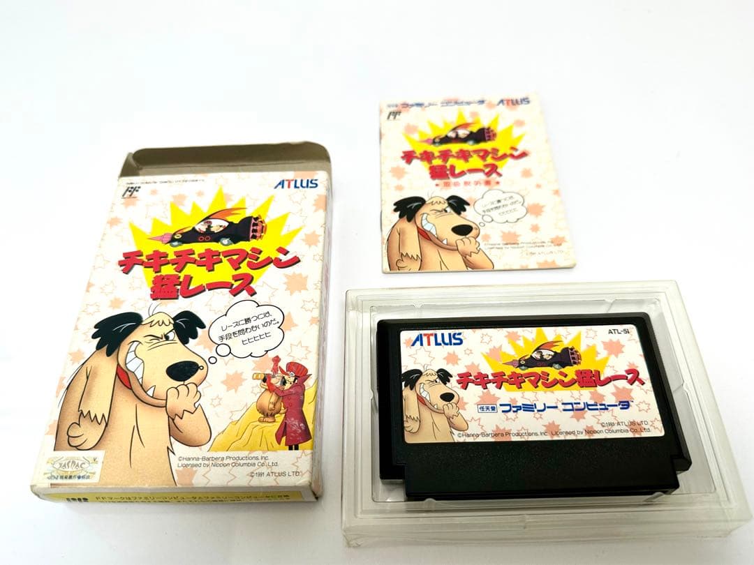 チキチキマシン猛レース　ファミコンソフト【箱　説明書付き】