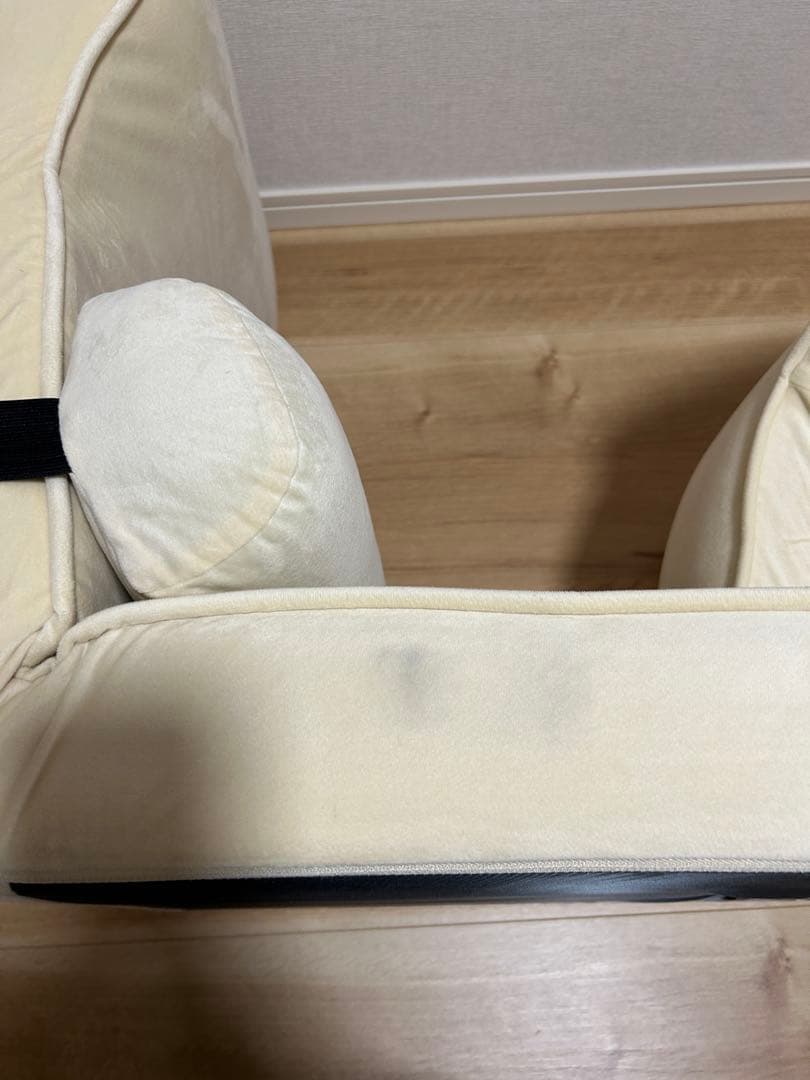 ニトリ ゲーミング座椅子2 ベロア　ベージュ　BE