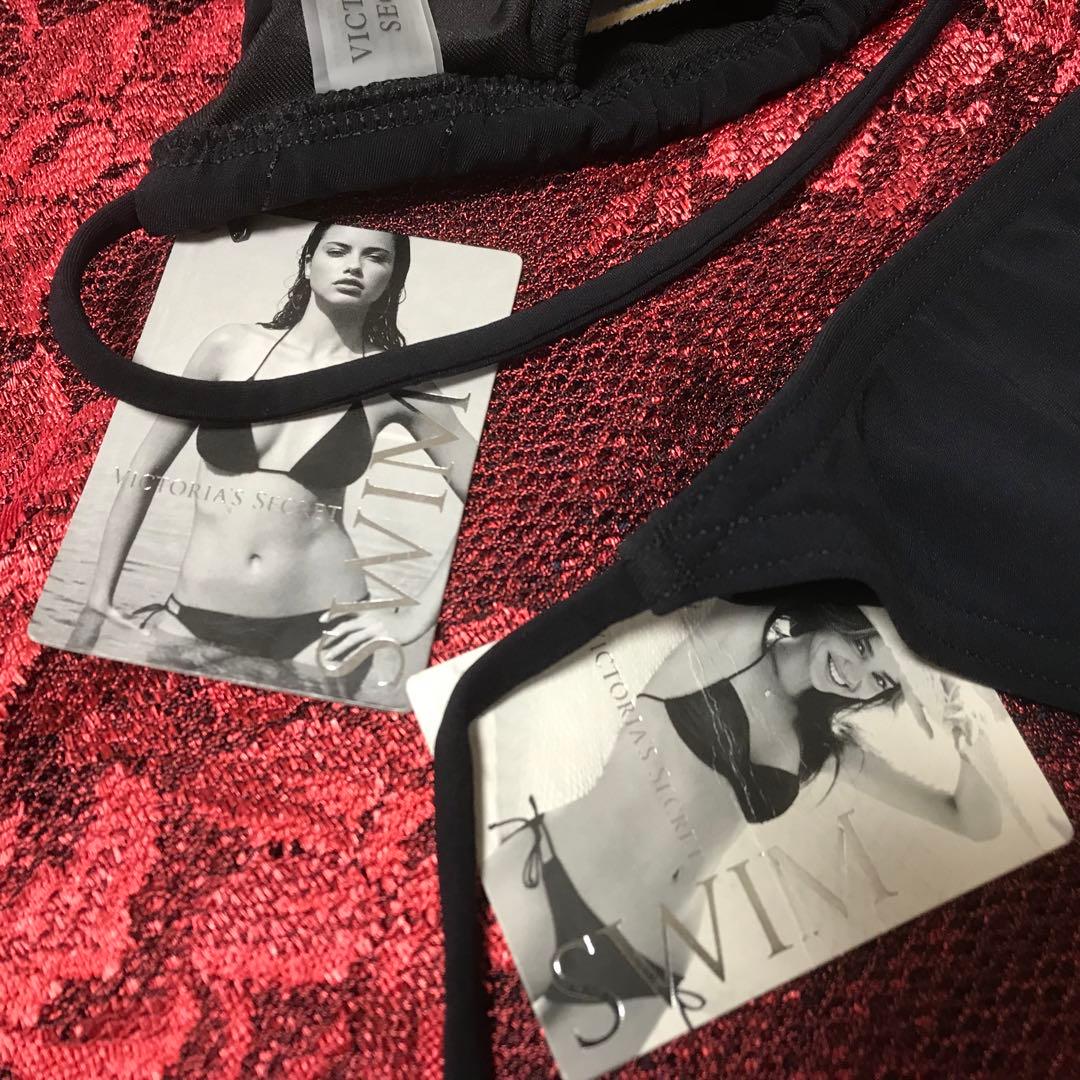 #0347VictoriasSecret新品未使用トライアングルタイサイドビキニ