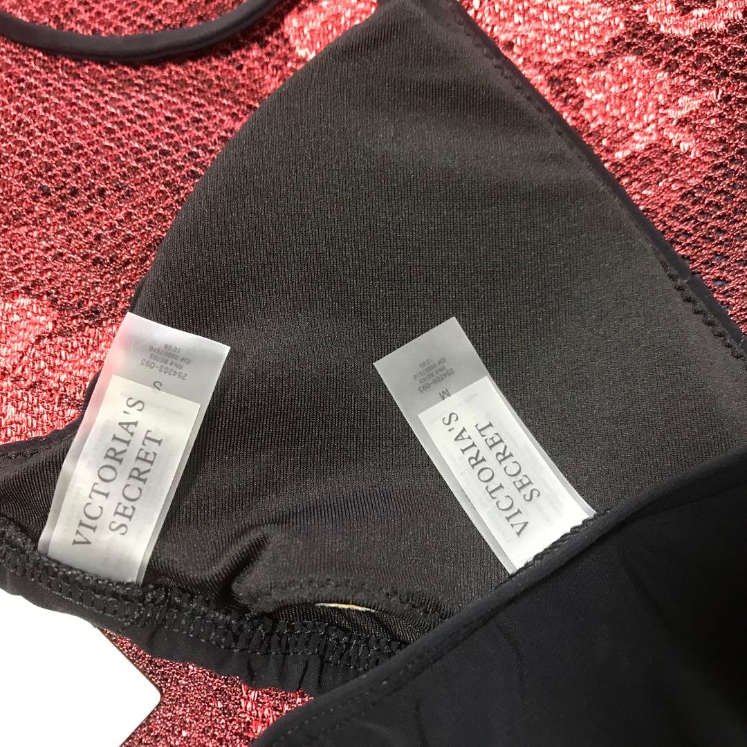 #0347VictoriasSecret新品未使用トライアングルタイサイドビキニ
