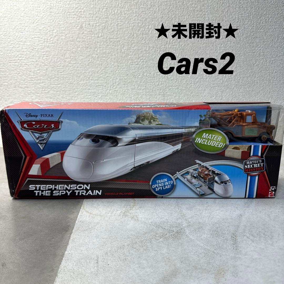 ★未開封★ カーズ2 マテル スパイトレイン スティーブンソン