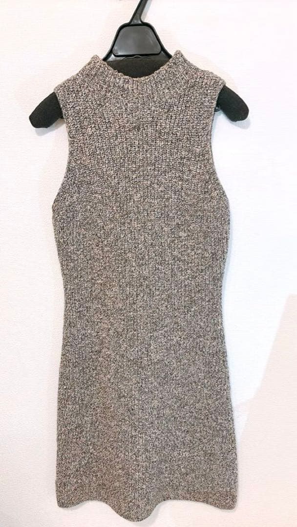 【新品未使用/タグ付き】SNIDEL ミニニットワンピース ニットジャケット