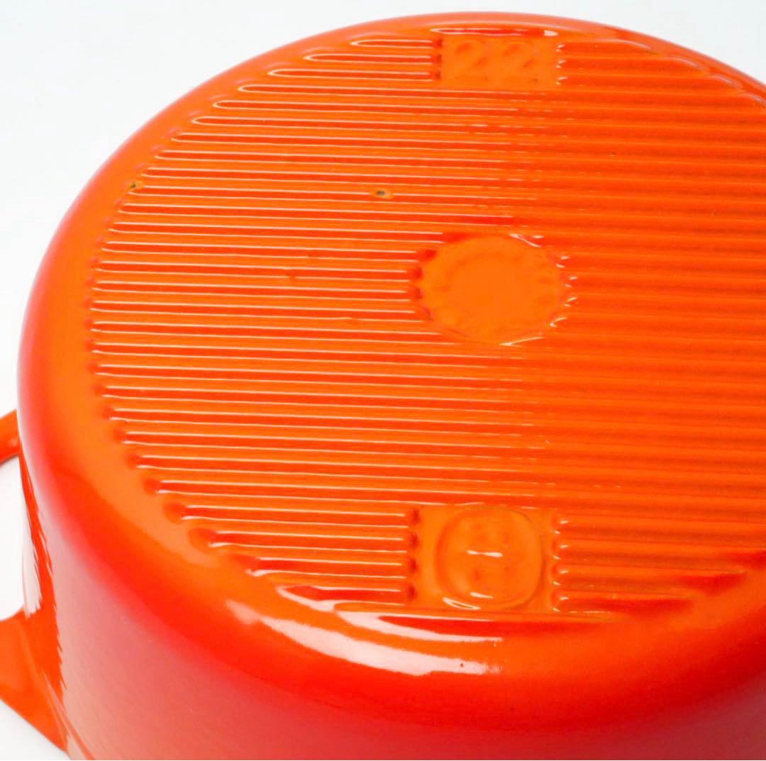 【希少】COUSANCES DOUFEU　クーザンス デュッフ鍋　オレンジ　22