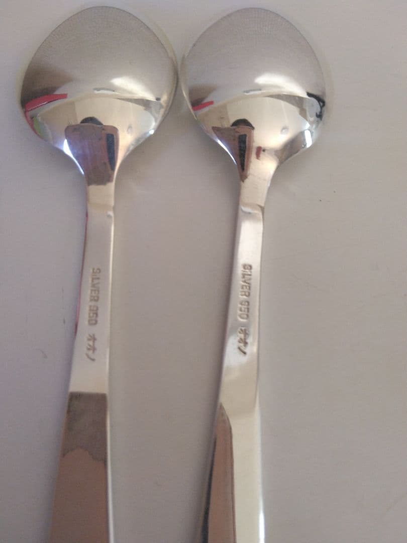 純銀　スプーン　ペア　二本