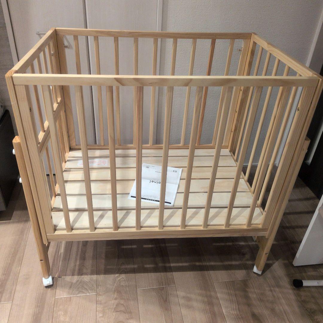 そいねーる ミニ　ベビーベッド　ナチュラル 大和屋 yamatoya