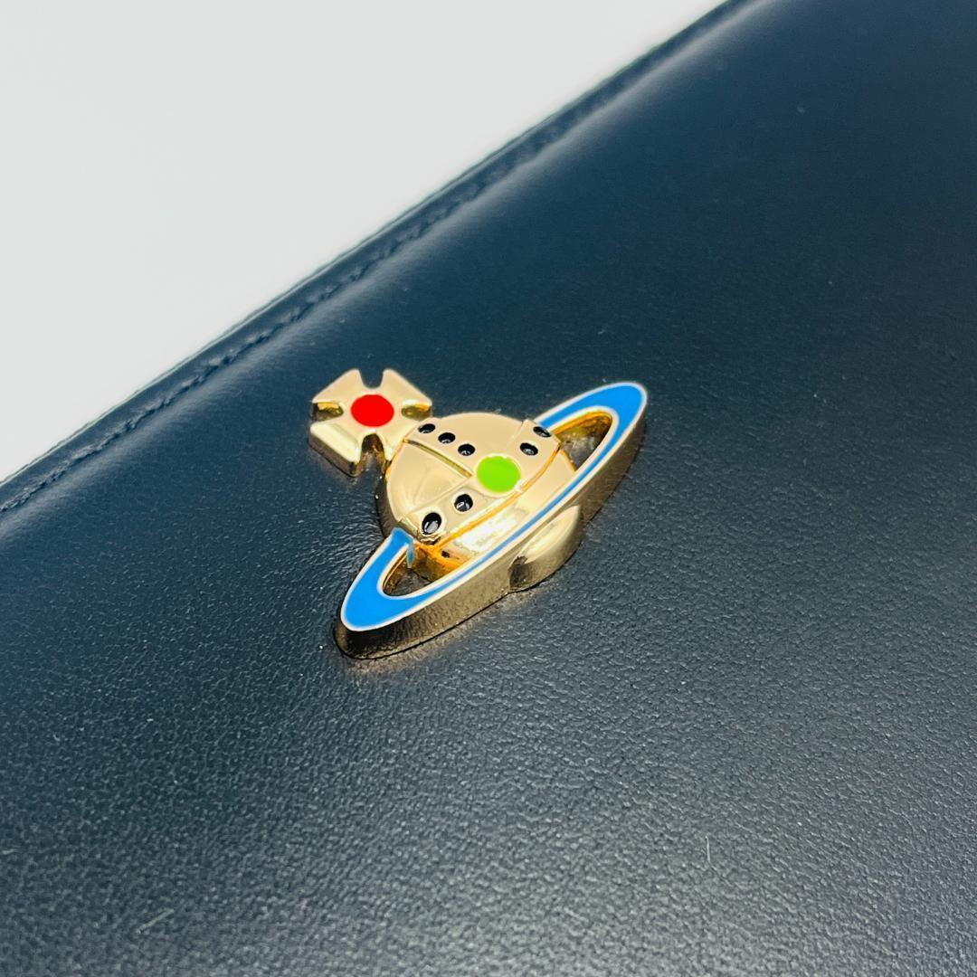ペネロペ様　Vivienne Westwood 長財布 定番 おしゃれオーブ 黒