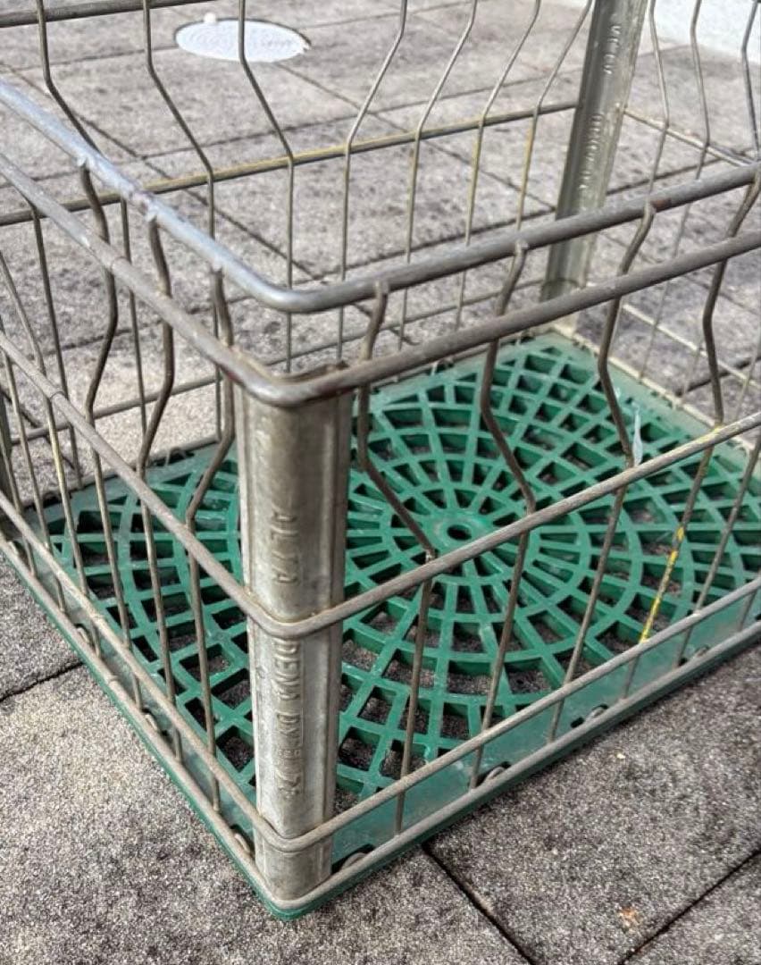 vintage wire crate ヴィンテージ　ワイヤーバスケット