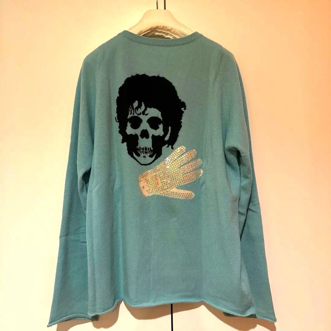 ルシアンペラフィネ マイケルジャクソン カシミヤ ニット カーディガン