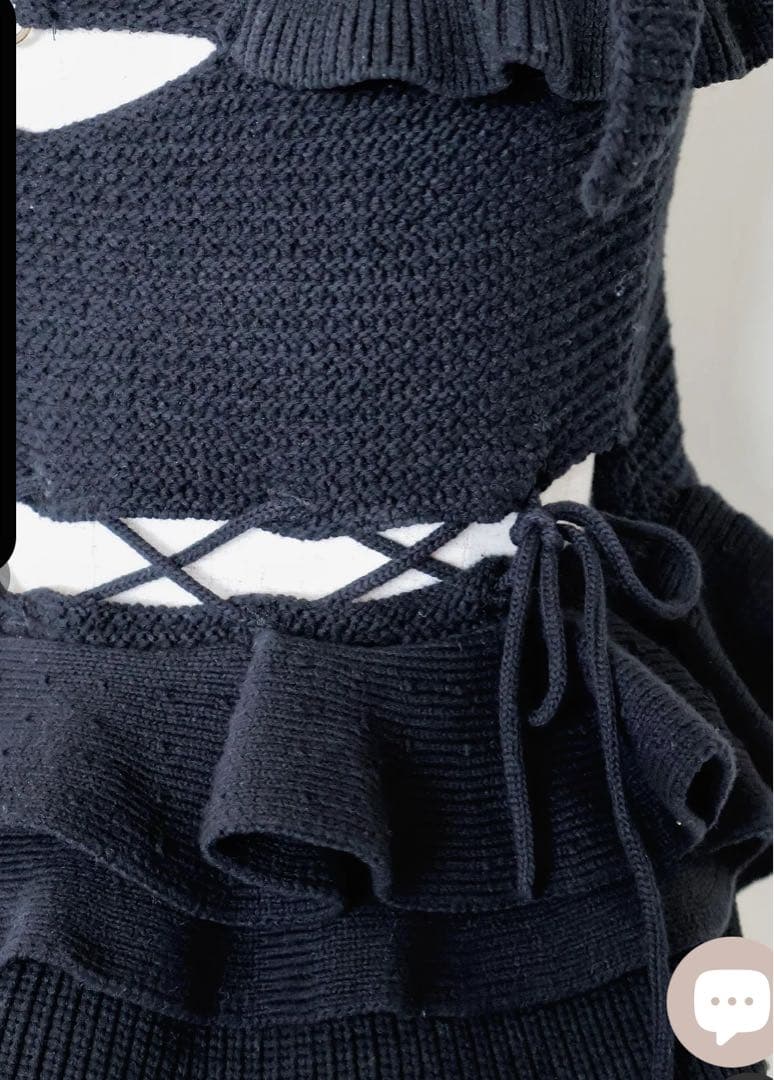 限定値下げ RANDY 完売タグ付き未使用 2wayストリングコアニットトップス