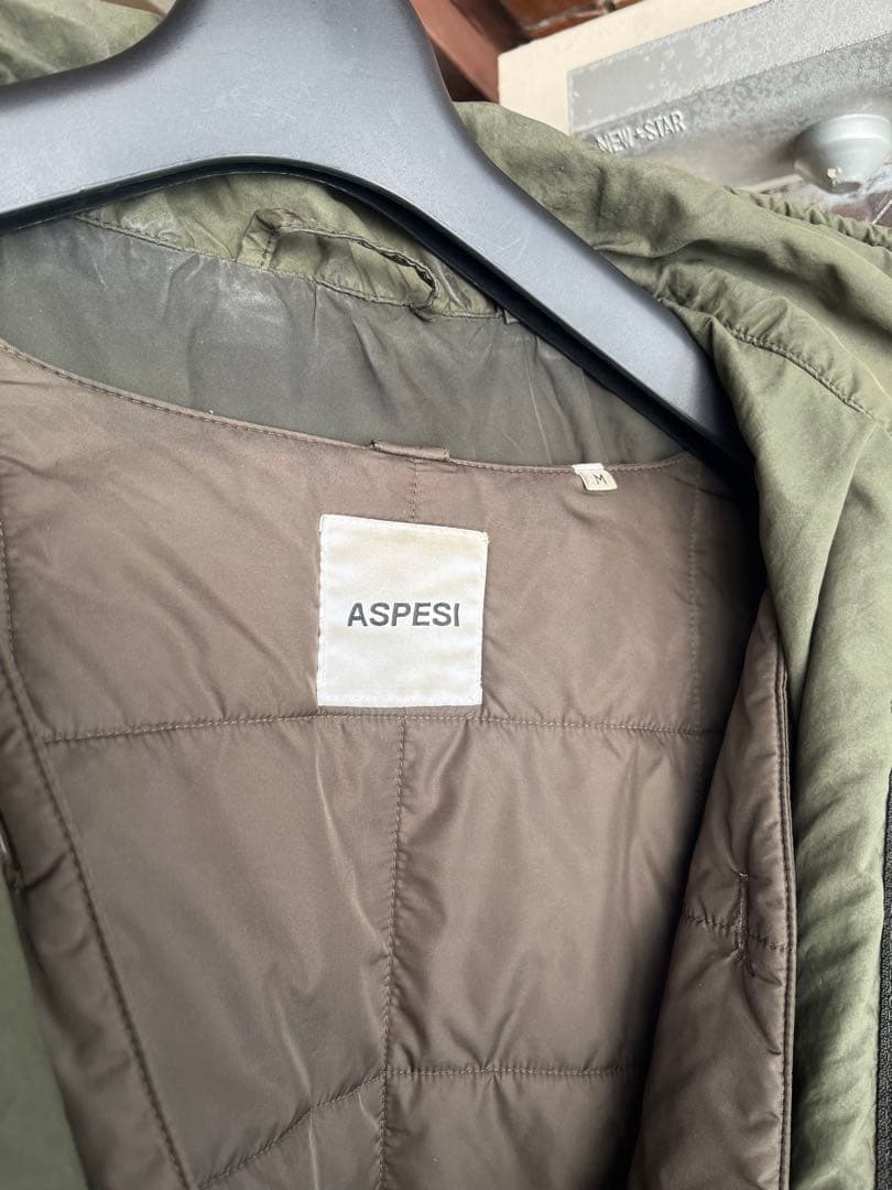 ASPESI M65 ライナー付 ナイロン ミリタリージャケット フィールド