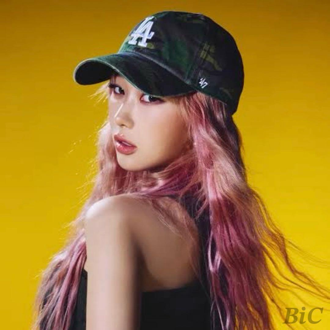 海外限定 47brand ドジャース カモ 迷彩 aespa ジゼル キャップ⑧