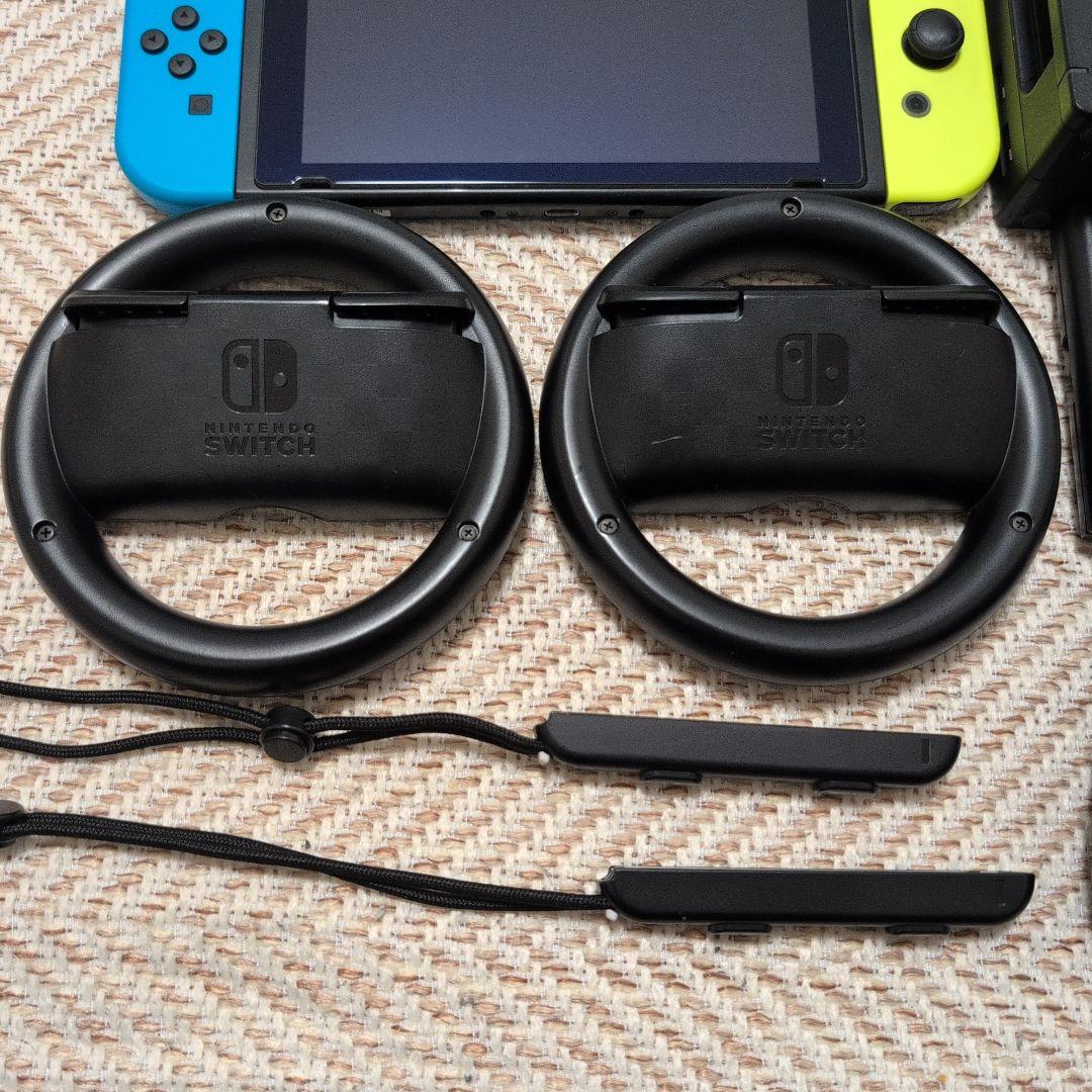 Switch本体　マリカーコントローラー付き　訳あり