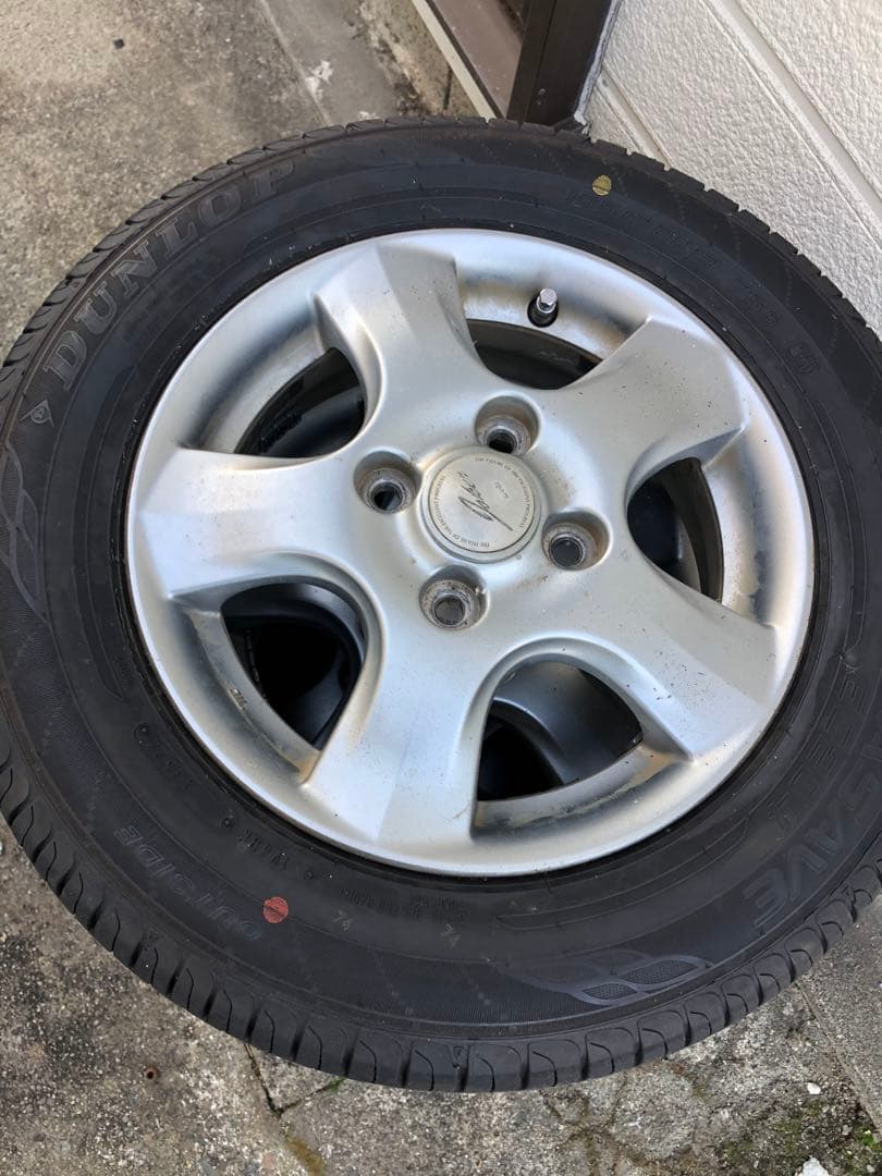 13インチ ホイールとDUNLOPタイヤセット
