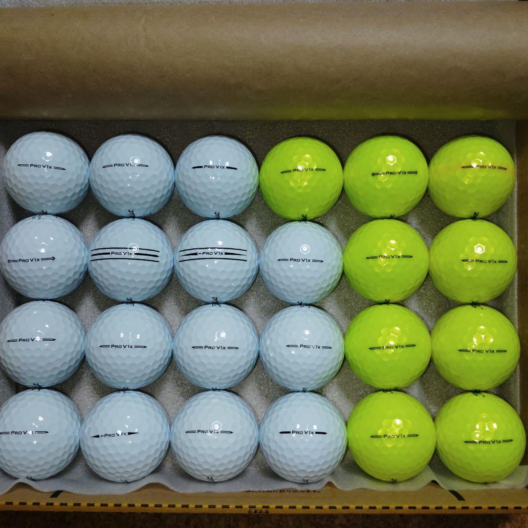 【超超美品!!】タイトリスト PROV1X ロストボール ゴルフボール 24球
