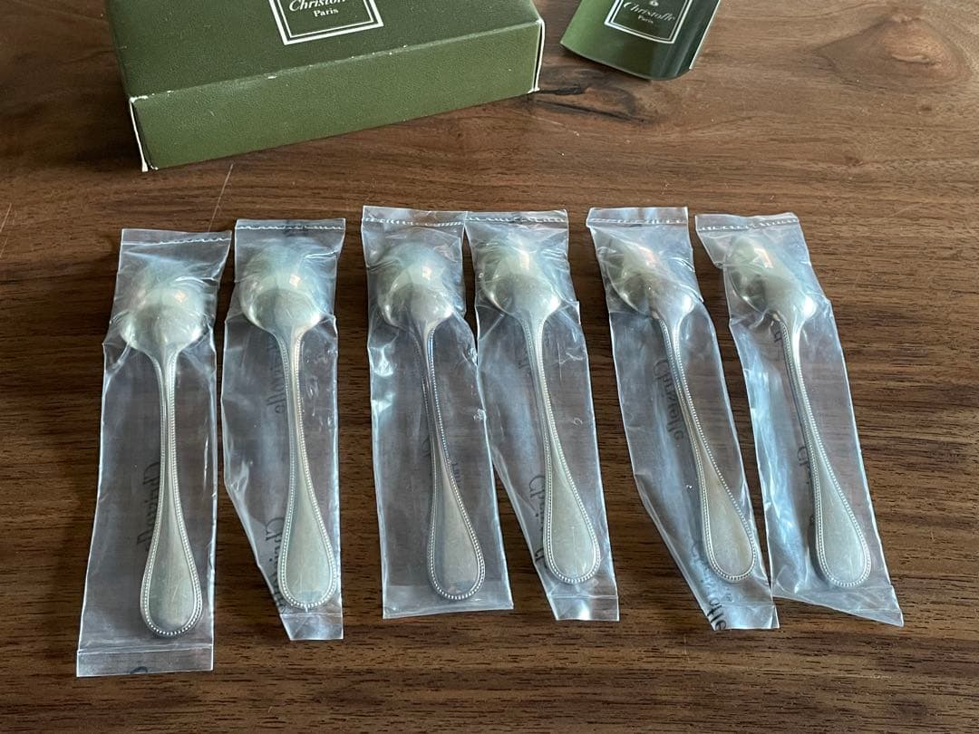 クリストフル　シルバー　パール　スプーン　6本セット