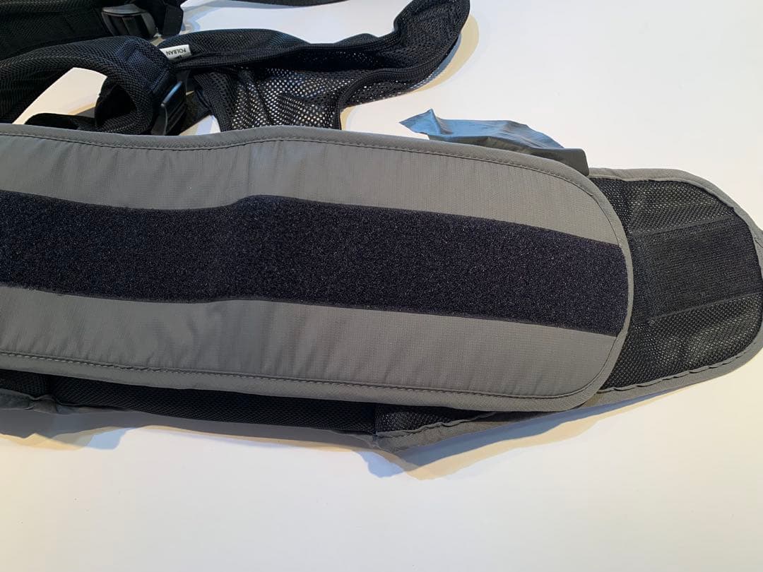 【1回使用 ポルバン ヒップシート グレー シングルショルダー付】