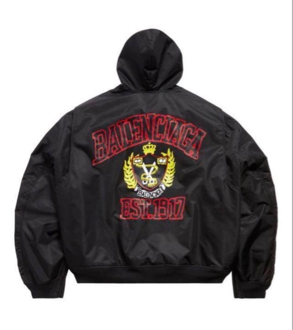 BALENCIAGA カレッジロゴ　ボンバージャケット　最安値