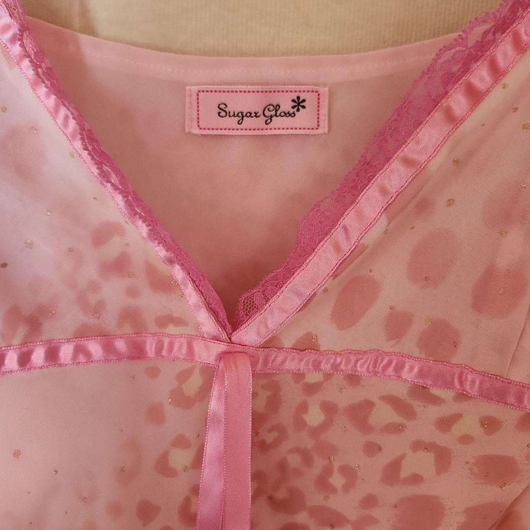 MARS★Sugar Gloss ヒョウ柄キャミソール ピンク
