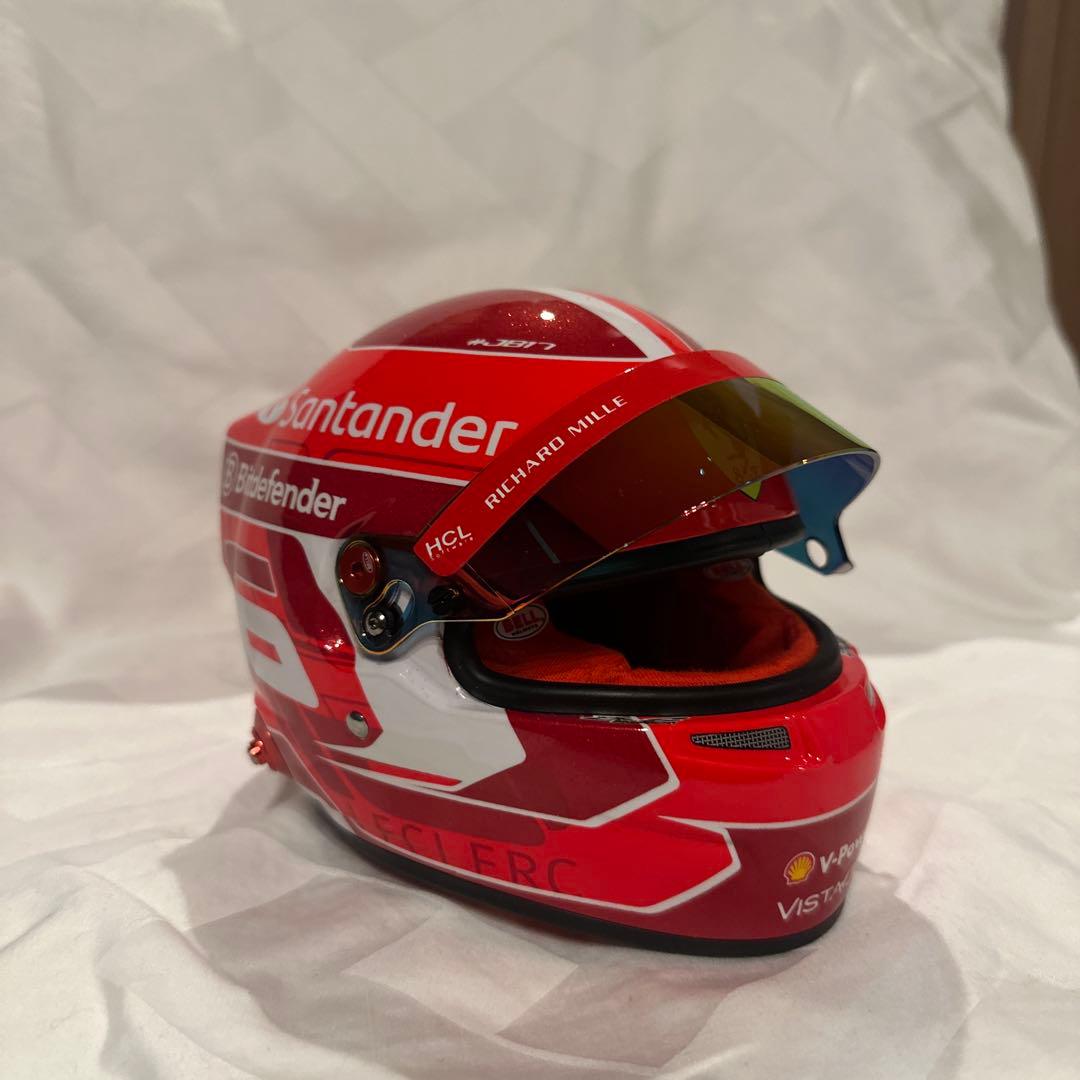 Ferrari Charles Leclerc 2024 ミニチュアヘルメット