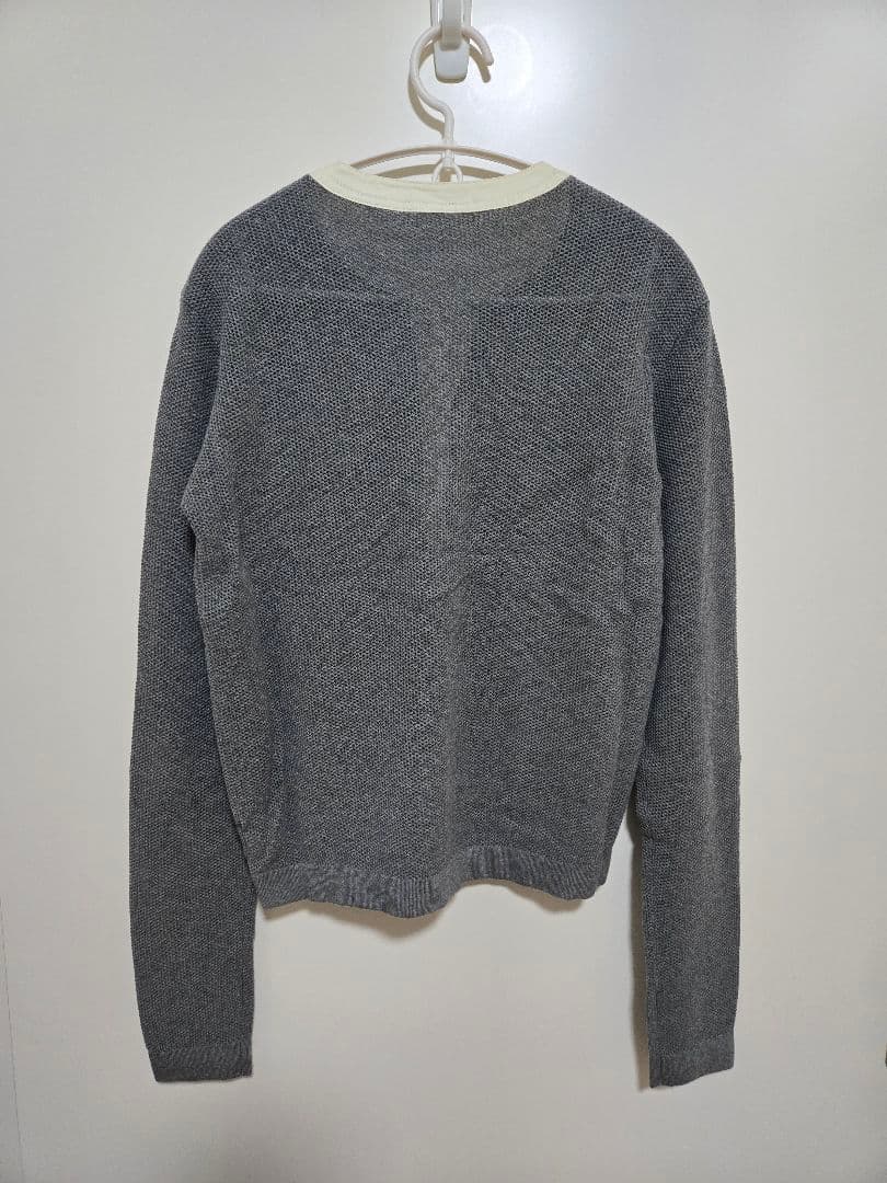 トップス CLANE MESH HENLEY NECK TOPS