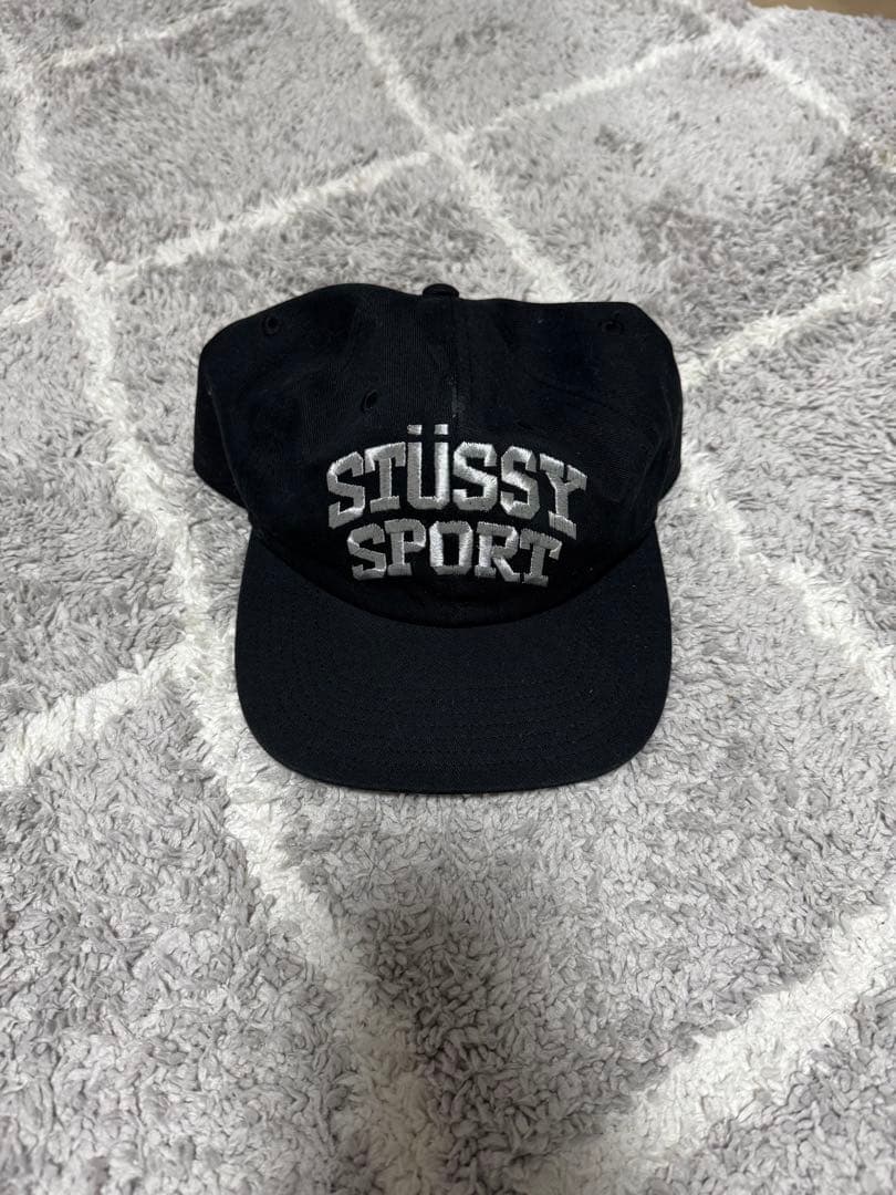 Stüssy Sport ブラックキャップ