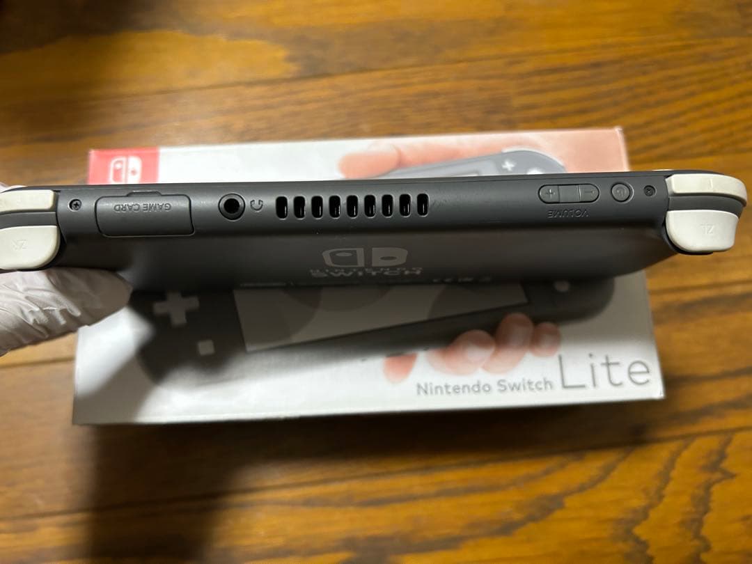 【ジャンク品】Nintendo Switch Lite グレー 本体　箱付