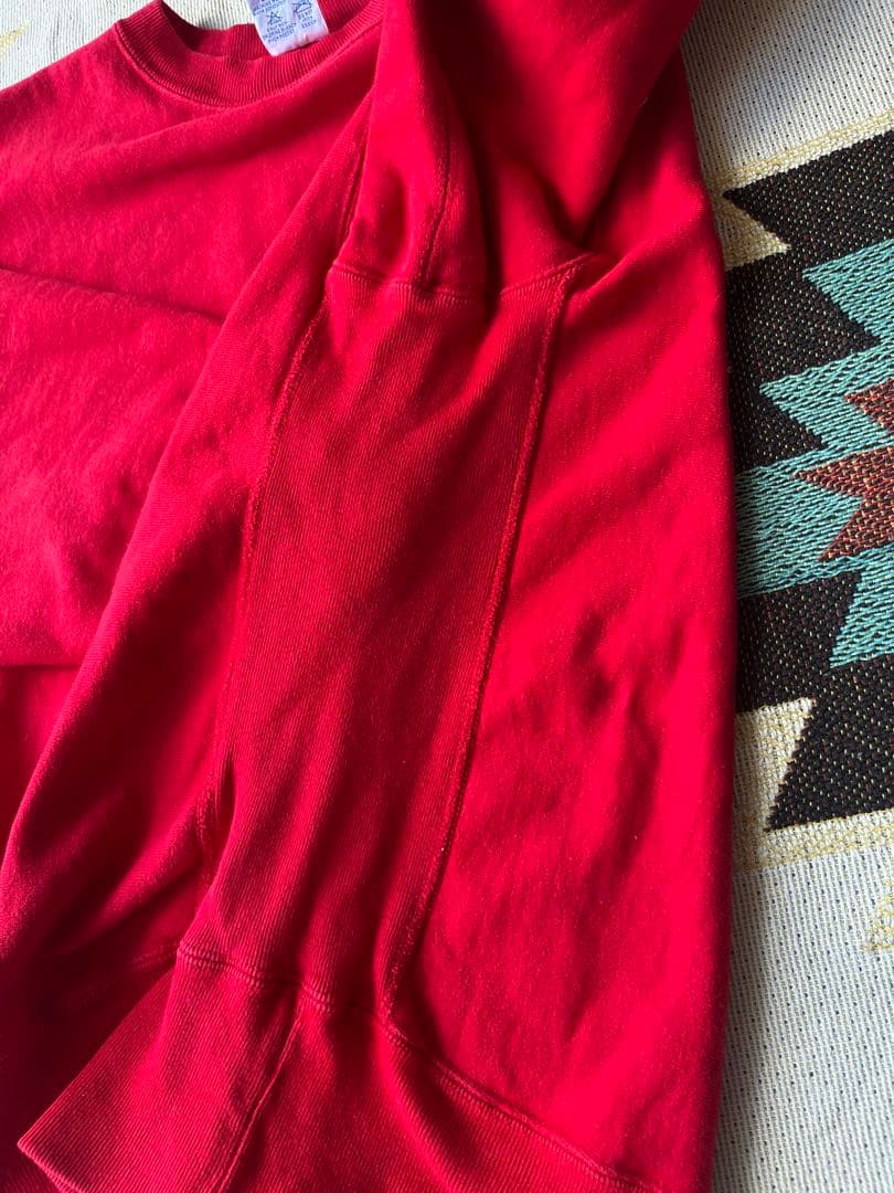 champion usa リバースウィーブ 美品 スウェット 赤 刺繍タグ