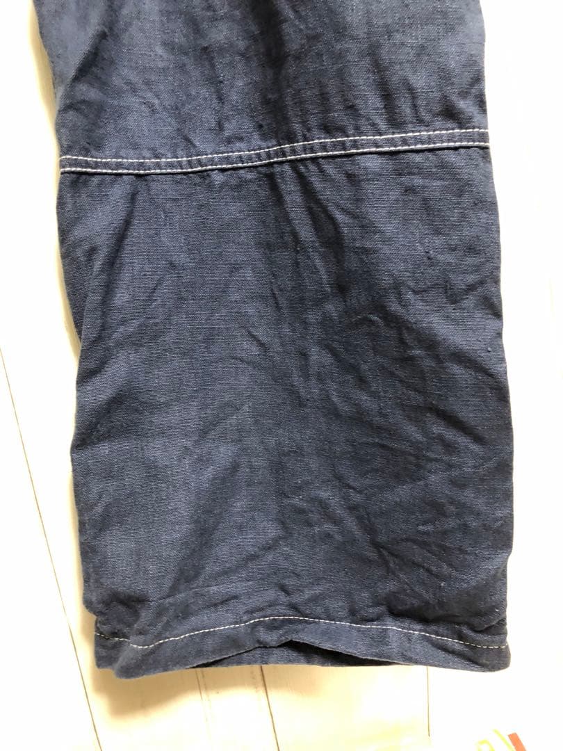 TOKYOHEMPCONNECTION HEMPオーバーオール ネイビー L