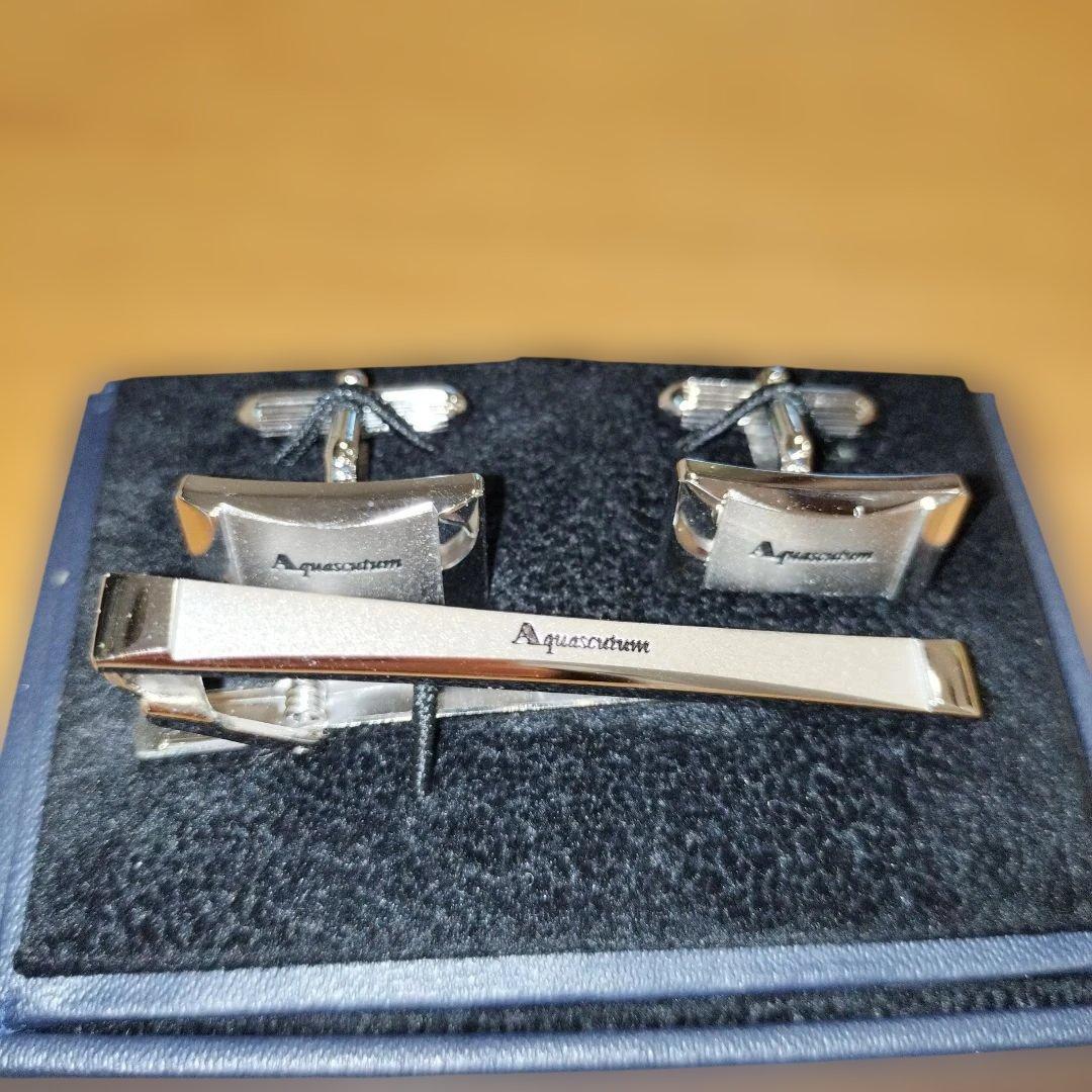 Aquascutum ネクタイピンとカフスセット