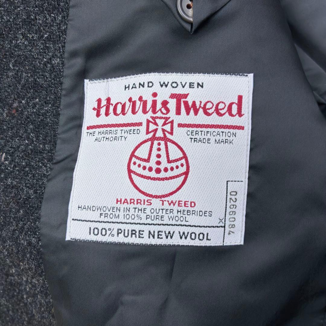 美品　ハリスツイード　ダーバン　ツイード　テーラードジャケット　胡桃ボタン　XL
