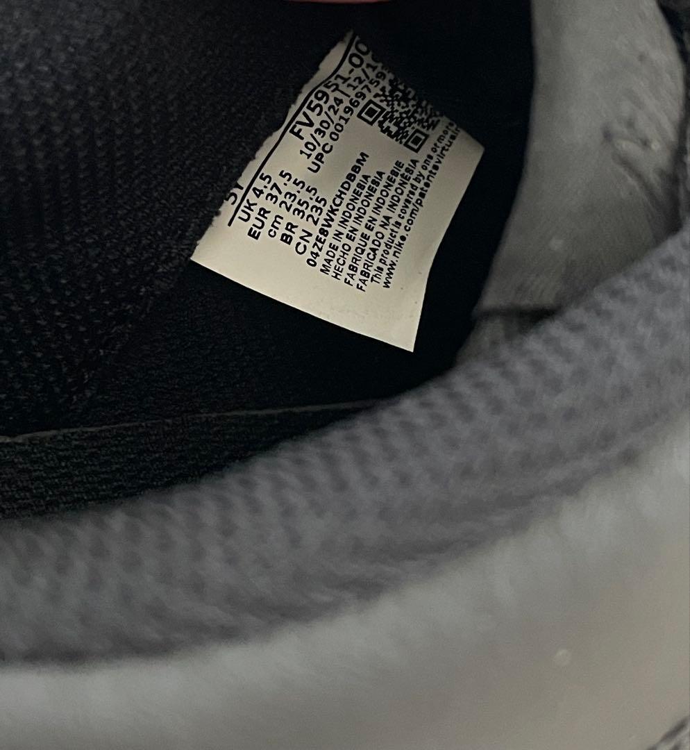 23.5cm エアフォース Air Force 1 LE GS ブラック