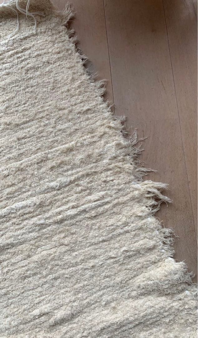 ラグ・カーペット mikanueverydaybag shaggy cotton rug