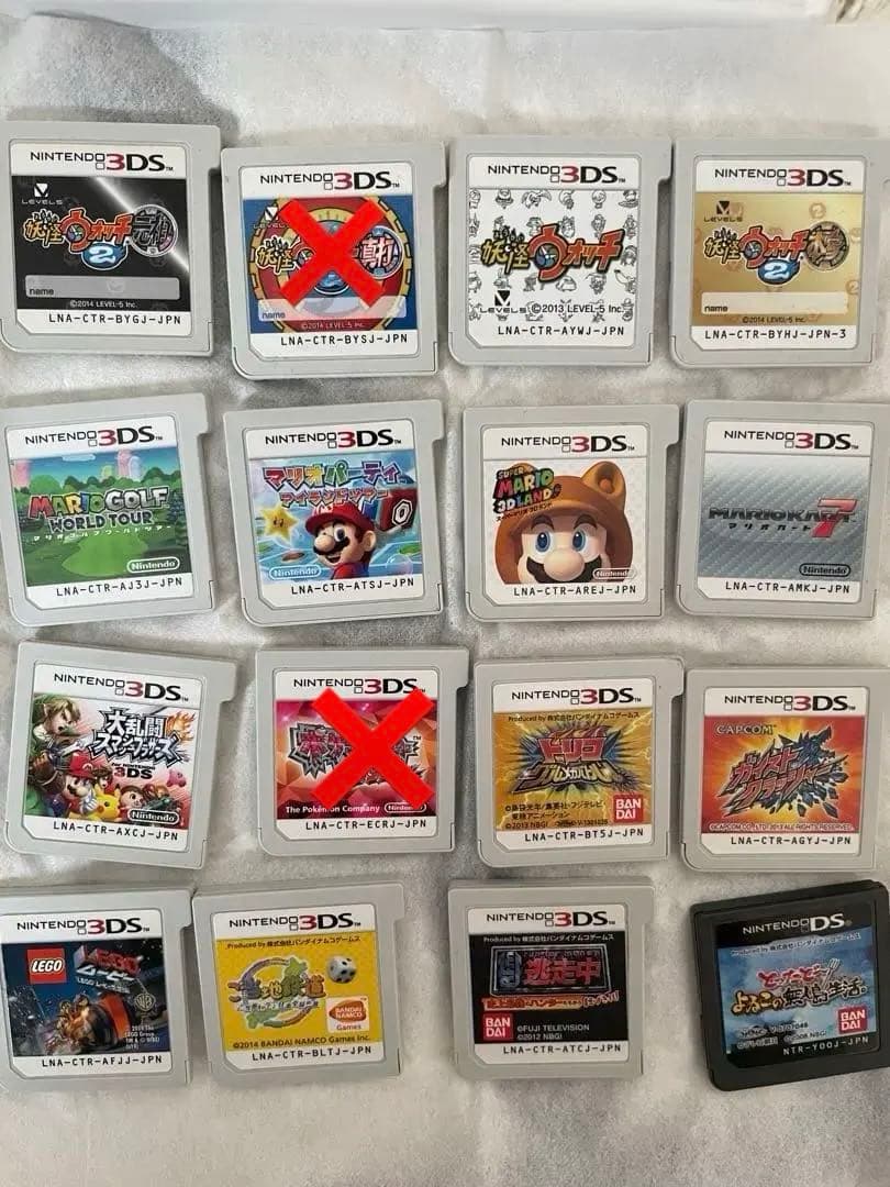 3DS ソフト まとめ売り 妖怪ウォッチ マリオ