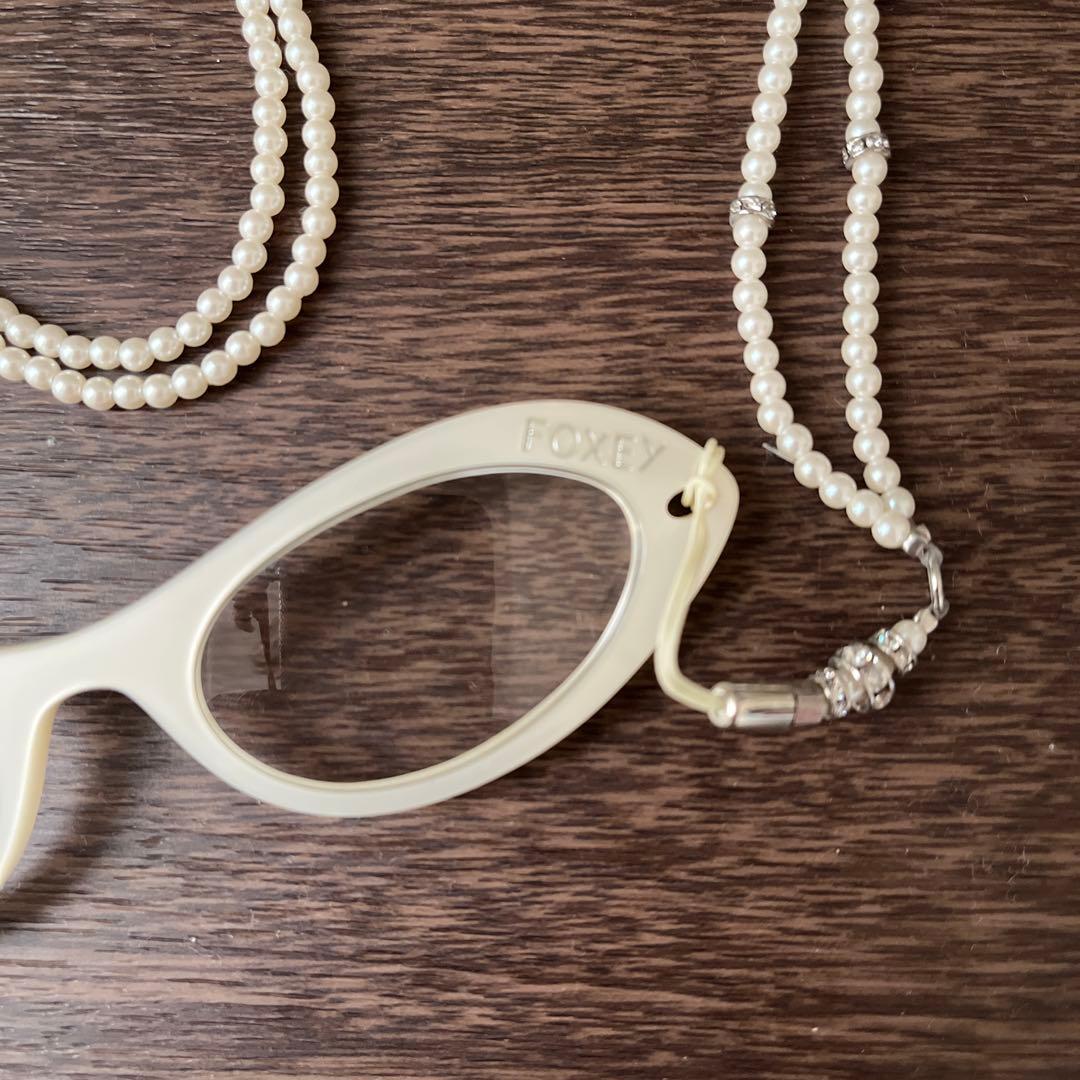 フォクシー　リーディンググラスネックレス