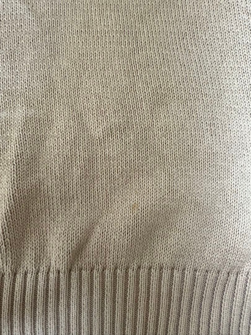 ZANONE ベージュ ジップアップニット ドライバーズ　セーター イタリア製