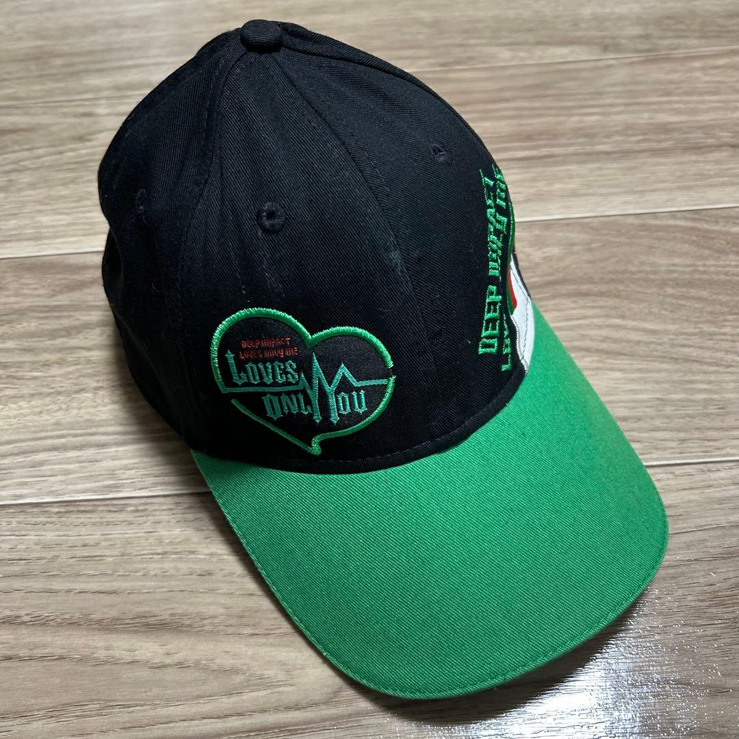 ラヴズオンリーユー　キャップ　帽子　グリーン DEEP IMPACT レア　競馬