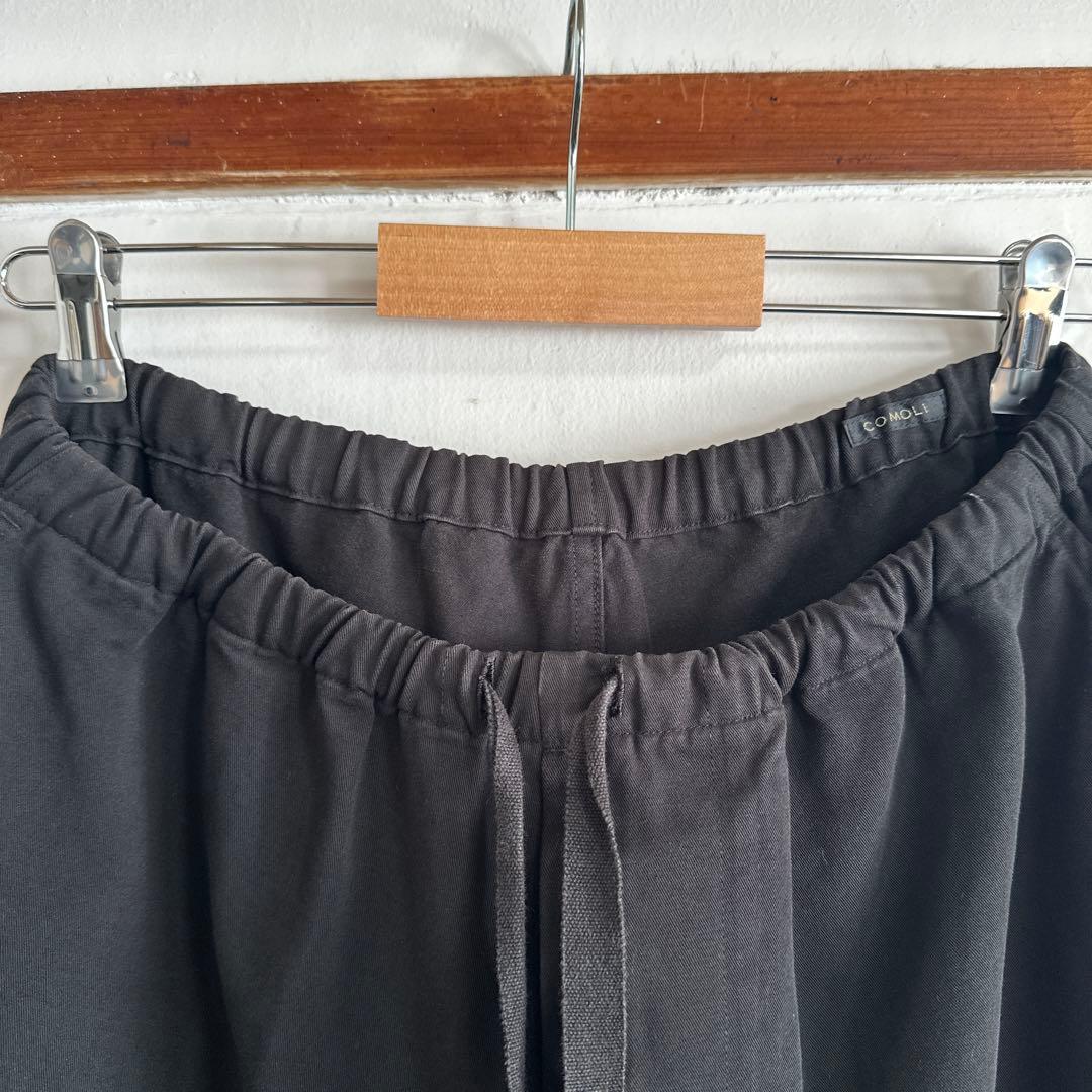 美品 COMOLI 24AW 製品染 ジャケット&パンツ サイズ1 ブラック