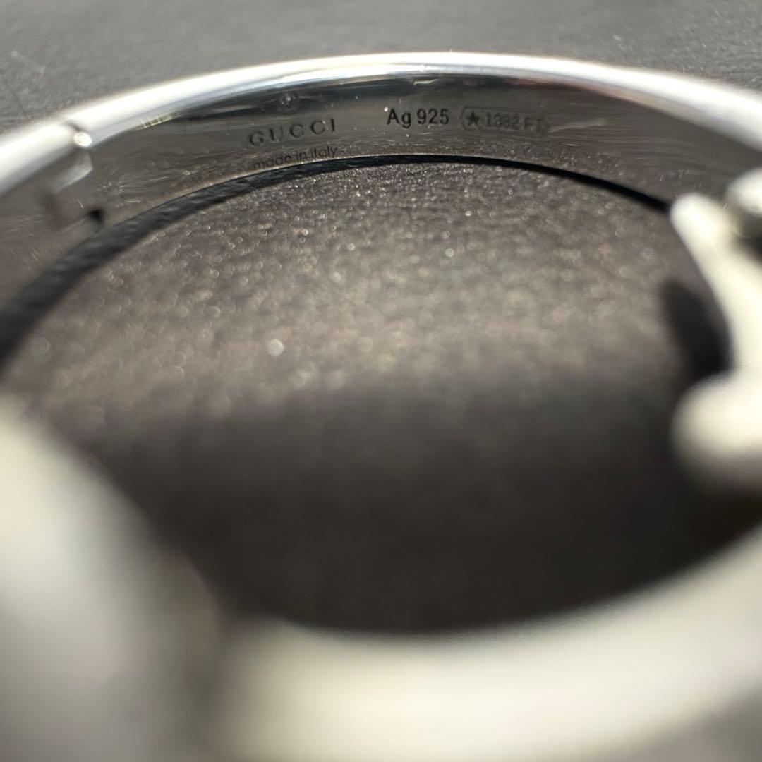 グッチ ピアス インターロッキング　フープピアス　シルバー925 リング